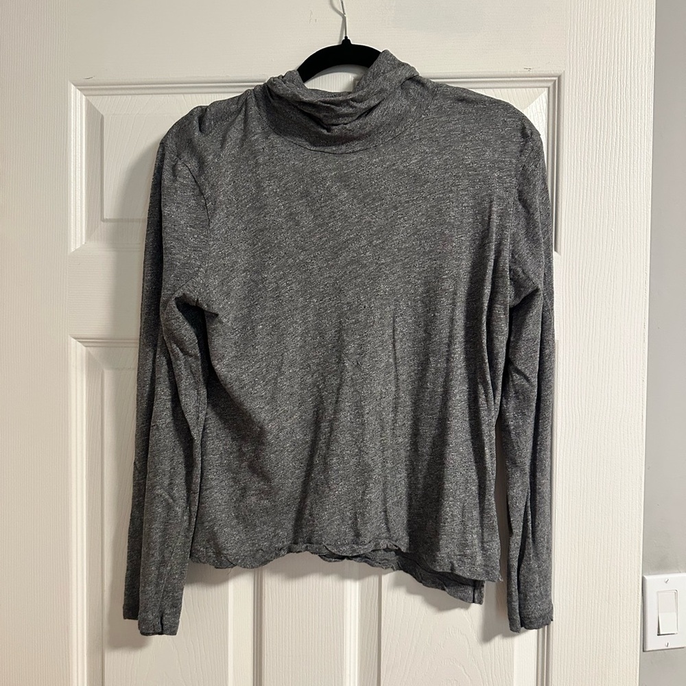 Madewell Heather Gray Turtleneck - Picture 1 of 3